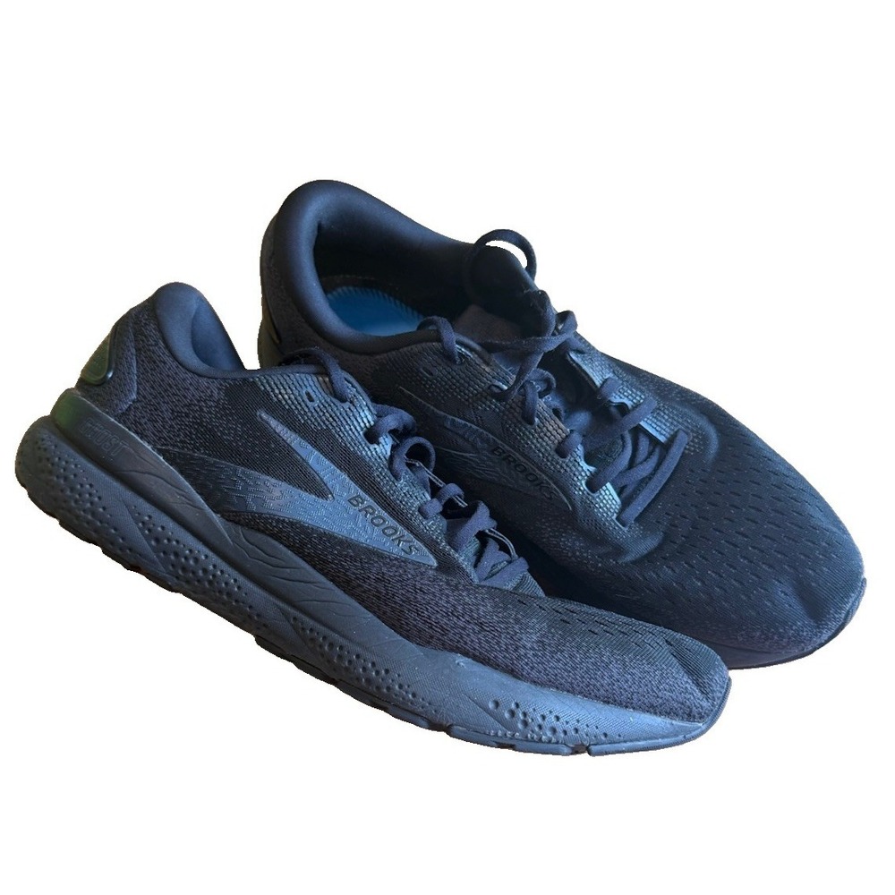 Brooks Men's Ghost 16 GTX Running Shoes, Size 14, Black Narrow